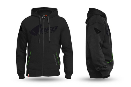 bluza z kapturem kolor czarny rozmiar xl 100% bawełny - kolekcja 2023