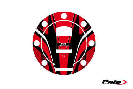 Osłona wlewu paliwa puig do yamaha do 1999 (wzór radikal) czerwona