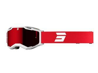 Gogle Shot Iris 2.0 Tech biały/czerwony szybka czerwone lustro