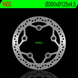 Tarcza hamulcowa przód/ tył kymco people 125 16-17, 300 16-17 (260x125x4,5,mm) (5x8,5mm)