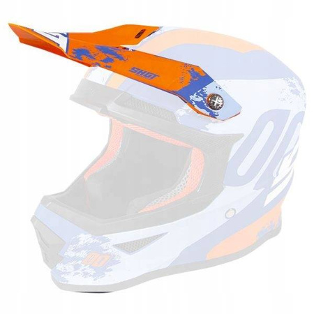 Daszek do kasku furioushadow blue orange matt kolor niebieski/pomarańczowy mat