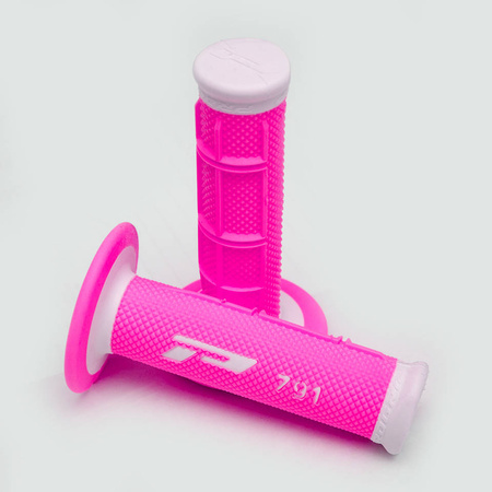 Manetki pg791 off road (22+25mm, dł.115mm) kolor biały / fuksja fluo (dwuskładnikowe) (791-243) (pg791wh/fx)