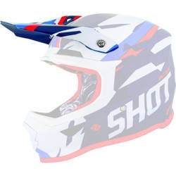 Części daszek (peak) do kasku furiouscore blue/neon orange kolor niebieski/pomarańczowy fluo