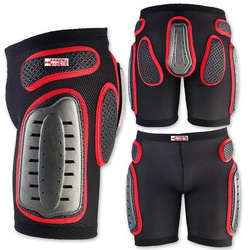 Mx legs spodenki z ochraniaczami kolor czarny rozmiar m