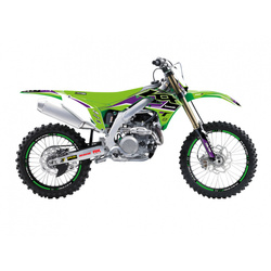KOMPLET NAKLEJEK (OKLEIN) KAWASAKI KX 250F '21-'23, KX 450F '19-'24 DREAM 5 KOLOR ZIELONY CZARNY