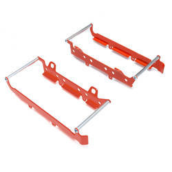 Osłony chłodnicy aluminiowe model light ((do motocykla bez wentylatora): ktm exc 250/300 '17-'18, sx 125 '19 kolor pomarańczowy