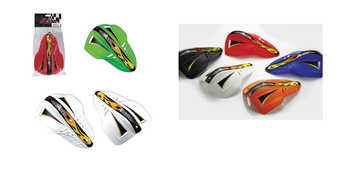 Zamienne listki do osłon rąk (handbar) enduro kolor pomarańczowy (do hg01,02,05,06,07) (kpl. 2 szt.)