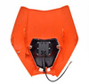 Owiewka przednia z reflektorem LED pomarańczowa