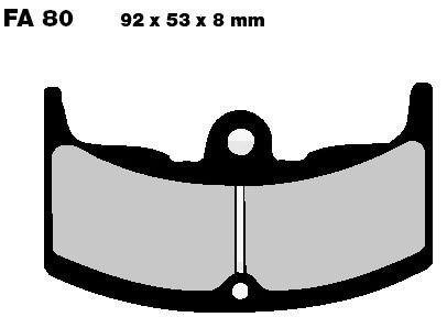 Klocki hamulcowe Honda CBX 550
