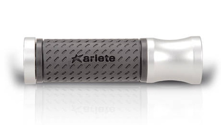 Ariete manetki road alu-rub system lock-on (125 mm) z otworem kolor srebrny
