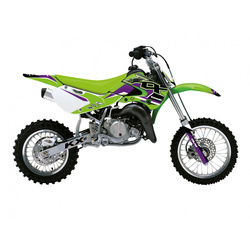 KOMPLET NAKLEJEK (OKLEIN) KAWASAKI KX 65 '00-'23 DREAM 5 CHROME EFX KOLOR ZIELONY