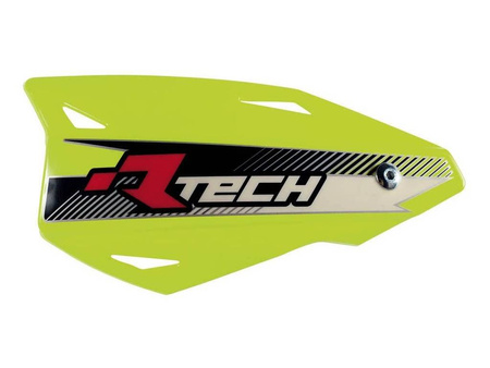 Osłony rąk (handbary) vertigo cross/enduro kolor żółty neon (z mocowaniami do kierownicy)