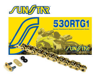 Łańcuch 530rtg1-112g (50zvmx) do 1400 ccm (tg ring) kolor złoty