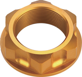 Nakrętka górnej półki yamaha , suzuki, honda (m24x32) kolor  złoty