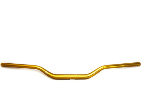 Kierownica (28,6mm) taper mx wzór yamaha yz niska (7075-t6) ergal kolor złoty (szer. 810mm, wys. 65mm)