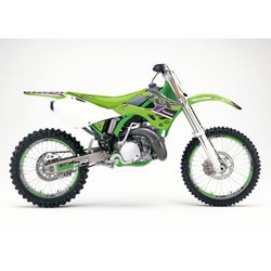 KOMPLET NAKLEJEK (OKLEIN) KAWASAKI KX 125/250 '99-'02 DREAM 5 KOLOR ZIELONY CZARNY