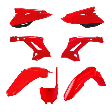 Komplet plastików honda cr 125/250 '04-'07 (restyling na model 2022) kolor oem (czerwono czarny)