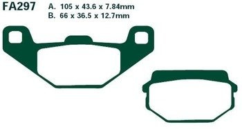 Klocki hamulcowe SYM Husky 125