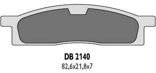 Klocki hamulcowe kh119 - zastępują db2140mx-n oraz db2140qd-n