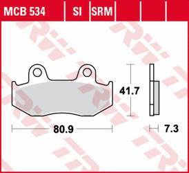 Klocki hamulcowe kh092 organic honda cr 125r '84-'86, 125 '85-'95, nes/sh 125/150 '00-'08, xl 125r '85-'91, xl 250r '84-'93, xl/xr '82-'86,