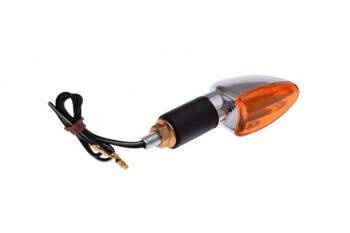 Kierunkowskaz lewy przód owal chrom