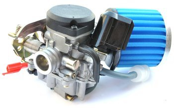 GAŹNIK SKUTER 4T 139QMB ODBLOKOWANY Z FILTREM