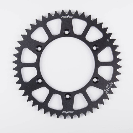 Zębatka tylna aluminiowa (ergal) 808 49 suzuki rm 125 '80-12 (łańc. 520) (80849jt) kolor czarny