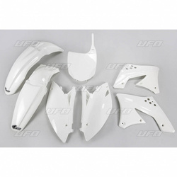 Komplet plastików kawasaki kxf 250 '09, kxf 250 '12 kolor biały (ka212e047)