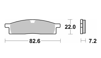 KLOCKI HAMULCOWE NOWOŚĆ KH119 OFF-ROAD RACISINTER KOLOR ZŁOTY