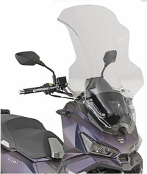 SZYBA SYM ADX 125 '24-'25, 78 X 56 CM PRZEZROCZYSTA (34 CM WYŻSZA OD ORYGINALNEJ)