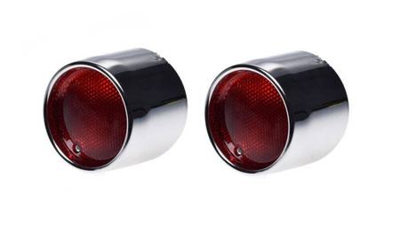 Lampa tył do Aprilia SR50 chrom komplet