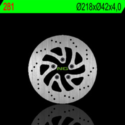 Tarcza hamulcowa przód italjet jackpot 125 01, jupiter 125 02, millenium 125 00-02 (5x6,5mm)