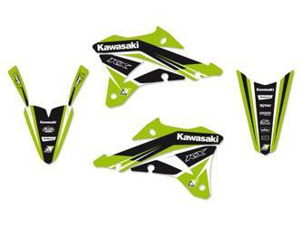 Komplet naklejek (oklein) kawasaki kx 85 '19-'23, dream 4 kolor zielony/ czarny