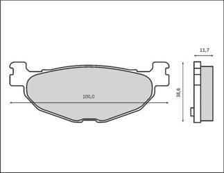 Klocki hamulcowe kh319 (ft 3058)