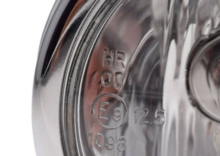 Lampa przód H7+H4 ECE 110mm 2 szt. zestaw chrom