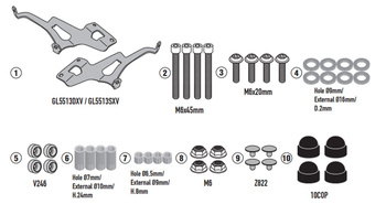 Mocowanie Szyby 9058ak Royal Enfield Super Meteor 650 '23,