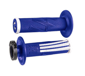 ODI MANETKI OFF ROAD EMIG PRO V2 LOCK-ON GRIP KOLOR NIEBIESKI BIAŁY
