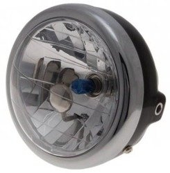 Lampa przód Boczne mocowanie H6 czarny