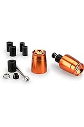 Uniwersalne Sportowe Długie Ciężarki / Końcówki Kierownicy Puig Pomarańczowe