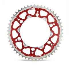 zębatka tylna dual ring (stalowo-aluminiowa) 899 51 (89952) kolor czerwony ktm/husqvarna/husaberg (jta897.51) (łańc. 520)