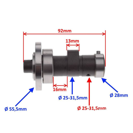 Wałek rozrządu do ATV Bashan 250