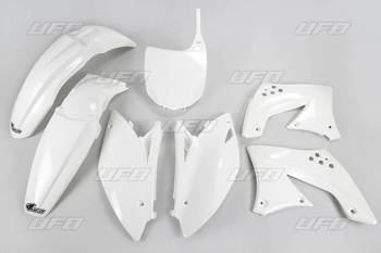 Komplet plastików kawasaki kxf 450 '09 kolor biały (ka213e041)