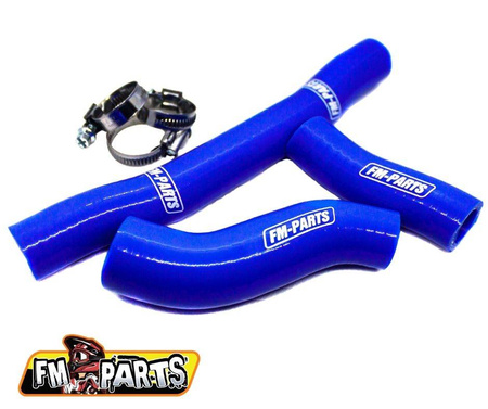 Fm-parts silikonowe węże/przewody chłodnicy ktm exc 250/300 tpi '20-'23,  husqvarna te/tei 250/300 tpi '20-'23  ,gas-gas ec 250/300 tpi '20-'23  kolor niebieski