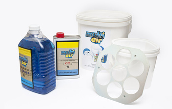 Zestaw płyny (oleje) do czyszczenia / mycia / nasączania filtrów powietrza