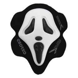 Oxford promocja slidery do kombinezonu skórzanego 'scream' - krzyk kolor biały (komplet)