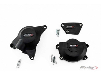 Pokrywy Dekli Silnika Puig Do Yamaha R6 06-20 Czarne