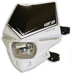 Lampa owiewka UFO Stealth homologowana z kierunkowskazami led  biała