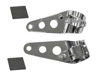 mocowanie lampy przedniej na średnicę lagi od 28 do 38mm chrom