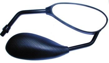 Lusterka motocyklowe M10 carbon czarny Mat