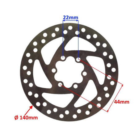 Tarcza hamulcowa 140 mm do Kugoo M4